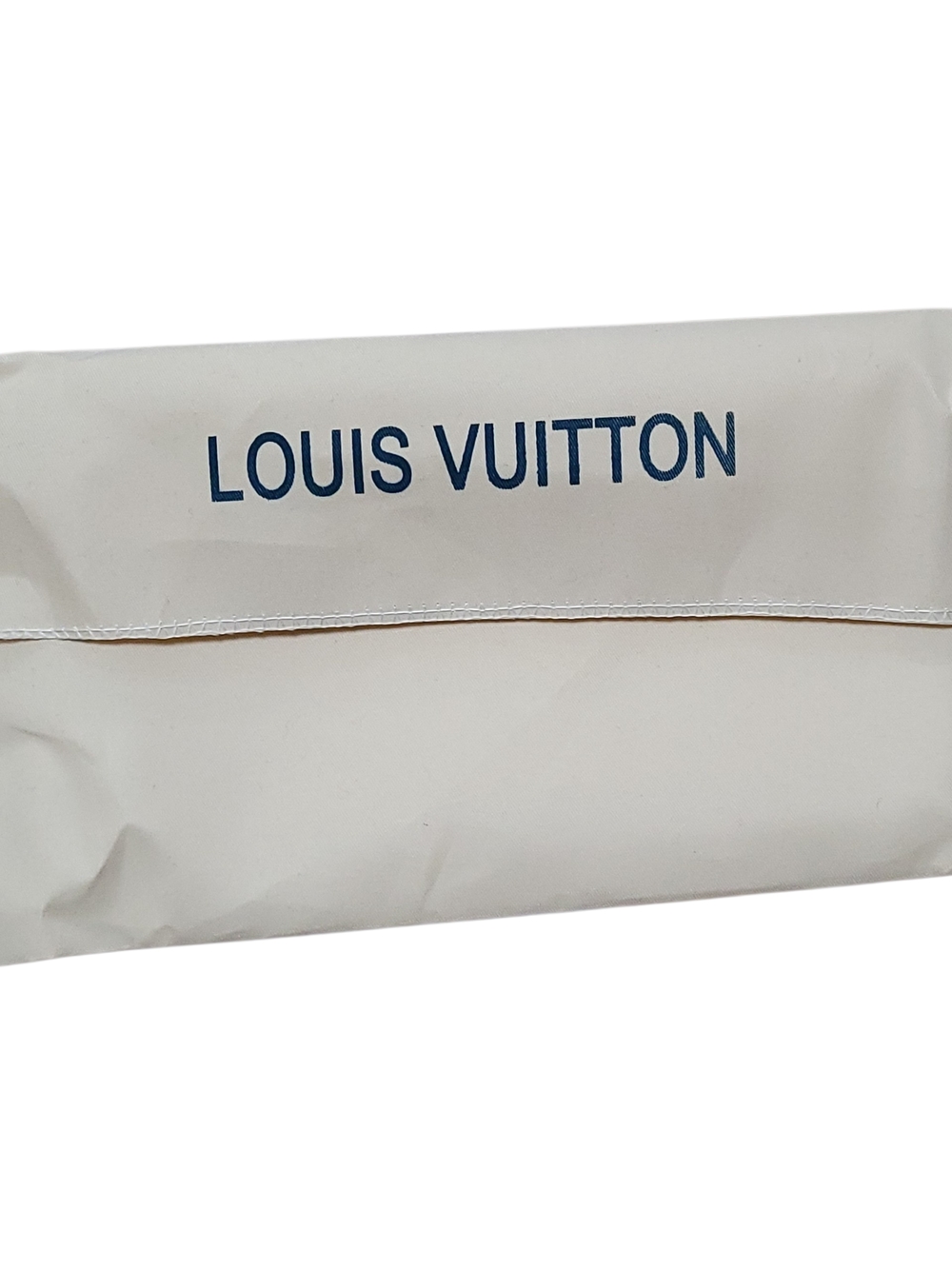 Louis Vuitton Dustbag Cotton Logo Authentic Flap Closure Empty 11.5 x 6.5 in